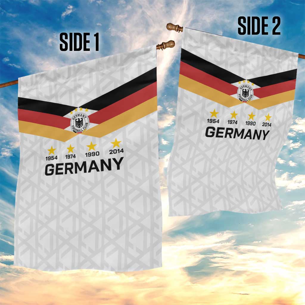 World Football 2026 Germany Garden Flag Deutschland 4-Time Champions - Wonder Print Shop
