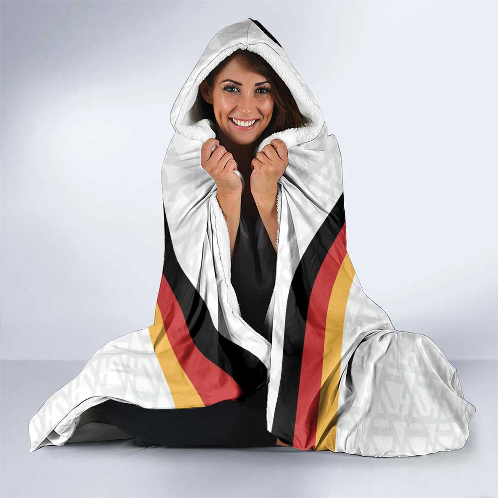 World Football 2026 Germany Hooded Blanket Deutschland 4-Time Champions - Wonder Print Shop