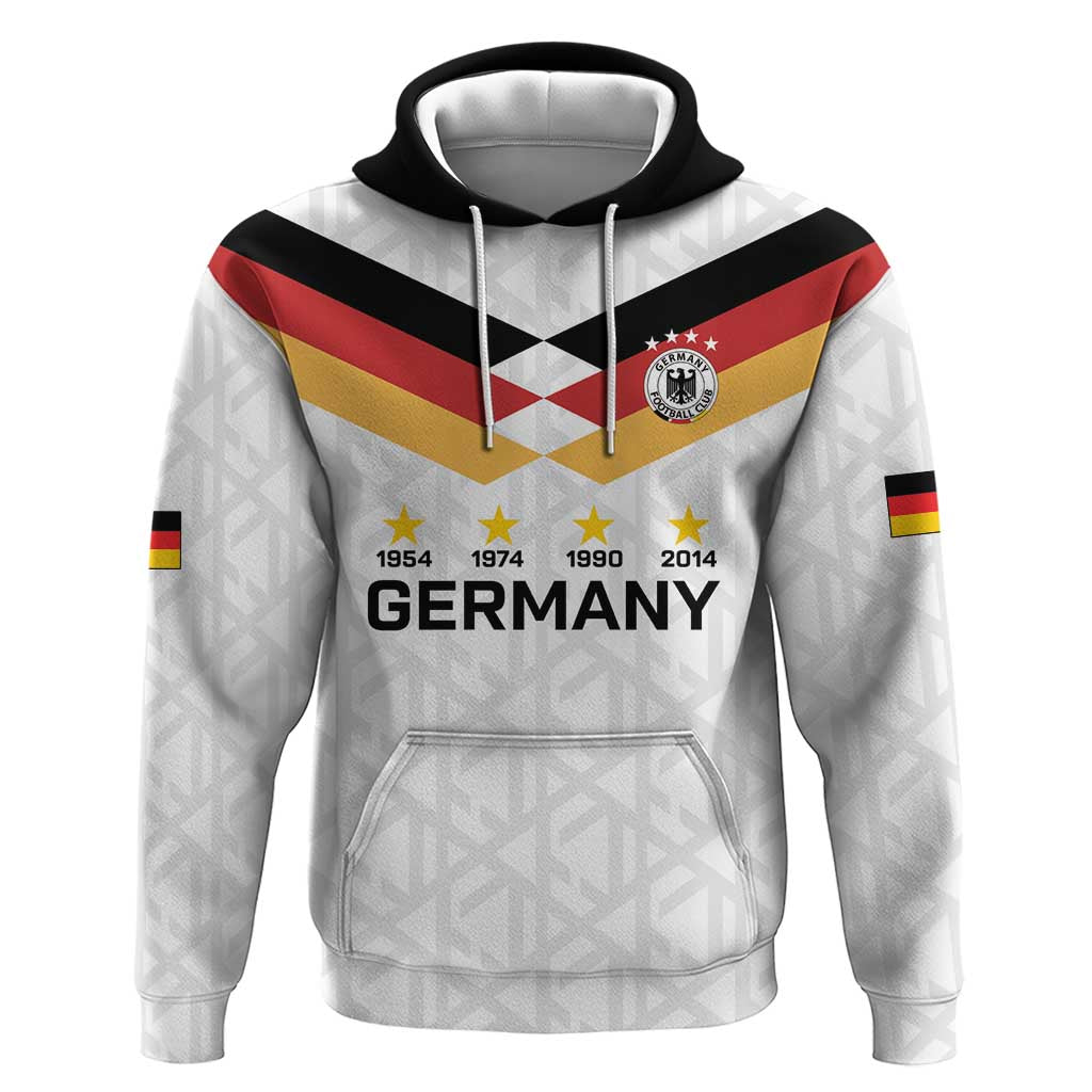 Custom World Football 2026 Germany Hoodie Deutschland 4-Time Champions - Wonder Print Shop