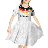 Custom World Football 2026 Germany Kid Short Sleeve Dress Deutschland 4-Time Champions - Wonder Print Shop