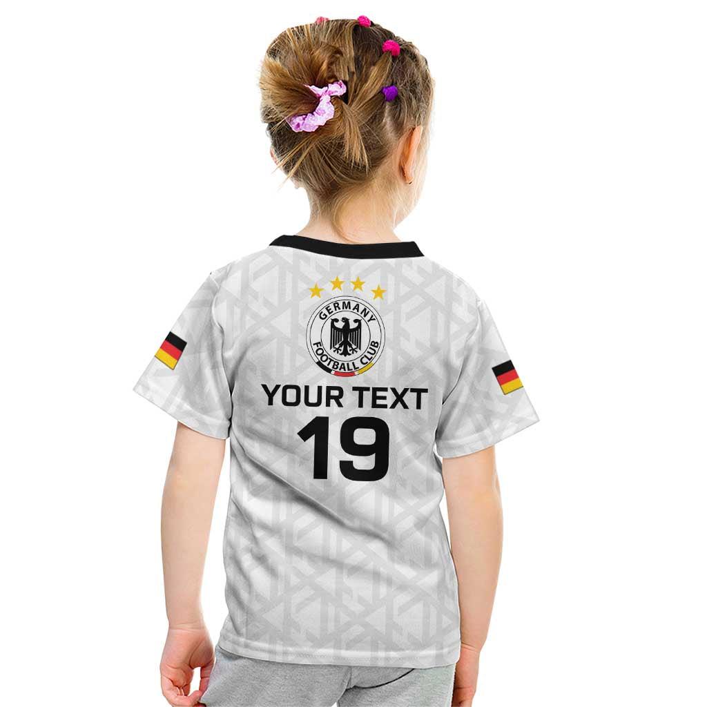 Custom World Football 2026 Germany Kid T Shirt Deutschland 4-Time Champions - Wonder Print Shop