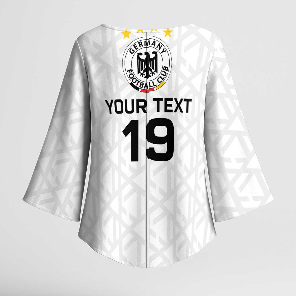 Custom World Football 2026 Germany Kimono Sleeve Blouse Deutschland 4-Time Champions - Wonder Print Shop