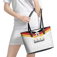 World Football 2026 Germany Leather Tote Bag Deutschland 4-Time Champions - Wonder Print Shop