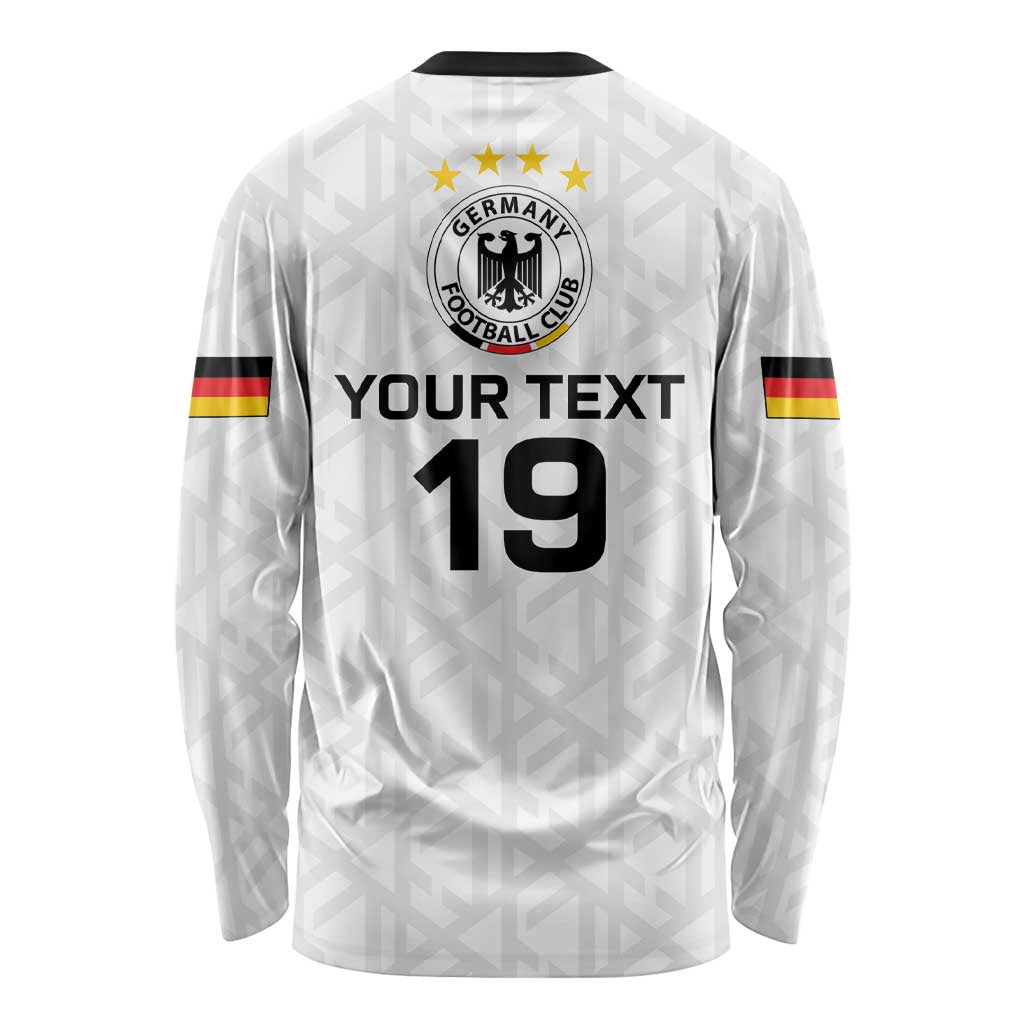Custom World Football 2026 Germany Long Sleeve Shirt Deutschland 4-Time Champions - Wonder Print Shop