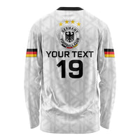 Custom World Football 2026 Germany Long Sleeve Shirt Deutschland 4-Time Champions - Wonder Print Shop