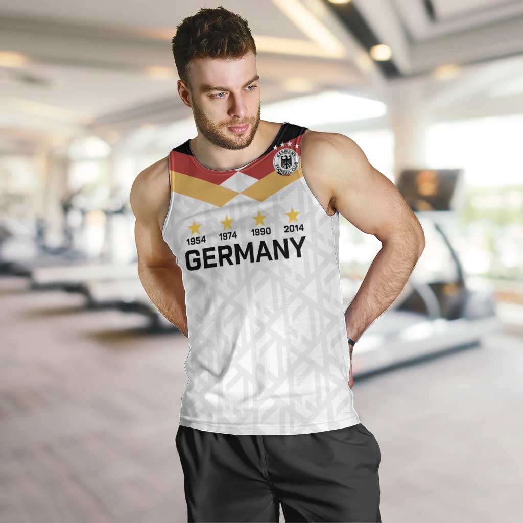Custom World Football 2026 Germany Men Tank Top Deutschland 4-Time Champions - Wonder Print Shop