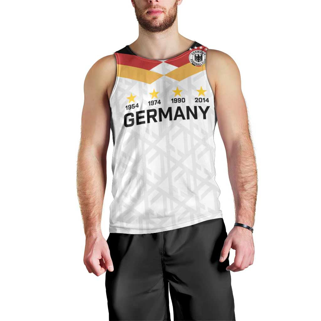 Custom World Football 2026 Germany Men Tank Top Deutschland 4-Time Champions - Wonder Print Shop