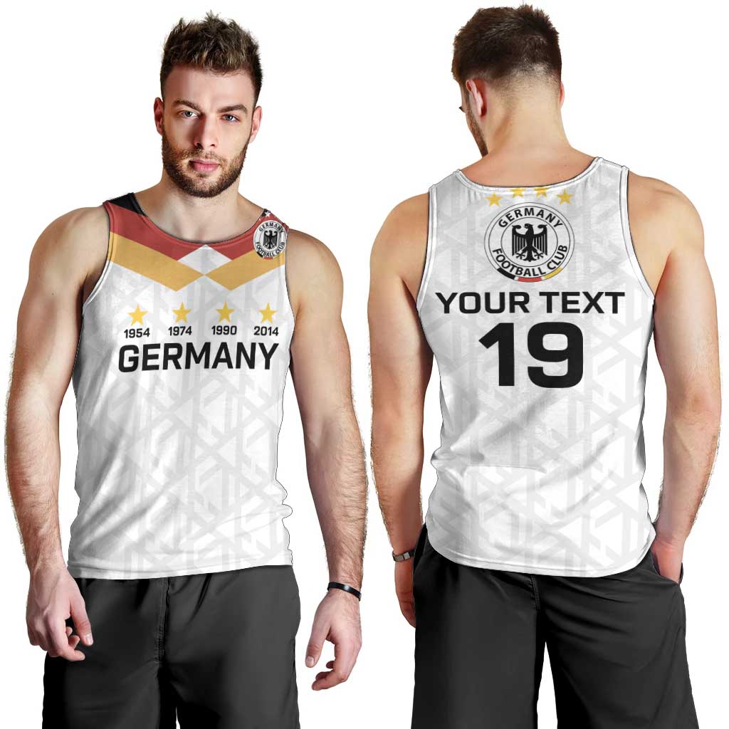 Custom World Football 2026 Germany Men Tank Top Deutschland 4-Time Champions - Wonder Print Shop