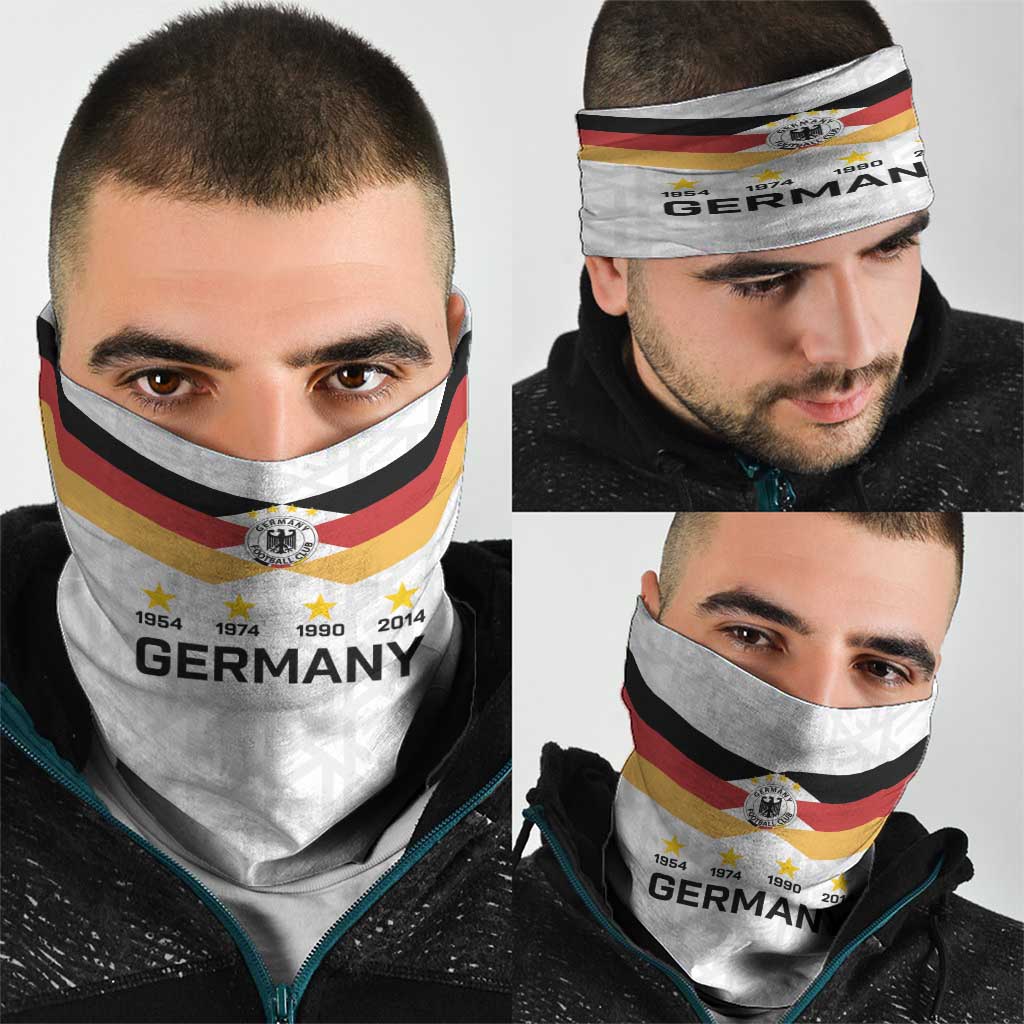 World Football 2026 Germany Neck Gaiter Deutschland 4-Time Champions - Wonder Print Shop