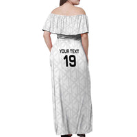 Custom World Football 2026 Germany Off Shoulder Maxi Dress Deutschland 4-Time Champions - Wonder Print Shop