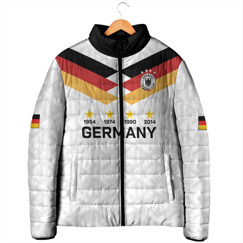 Custom World Football 2026 Germany Padded Jacket Deutschland 4-Time Champions - Wonder Print Shop