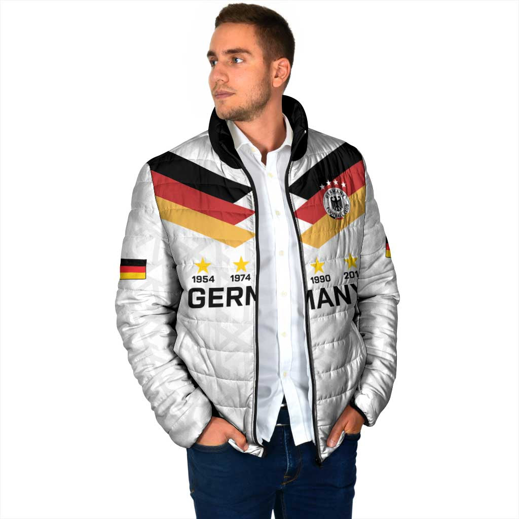 Custom World Football 2026 Germany Padded Jacket Deutschland 4-Time Champions - Wonder Print Shop