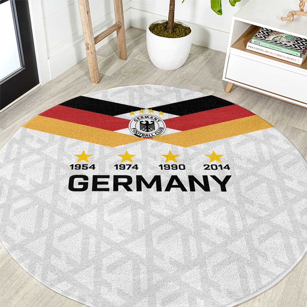 World Football 2026 Germany Round Carpet Deutschland 4-Time Champions - Wonder Print Shop
