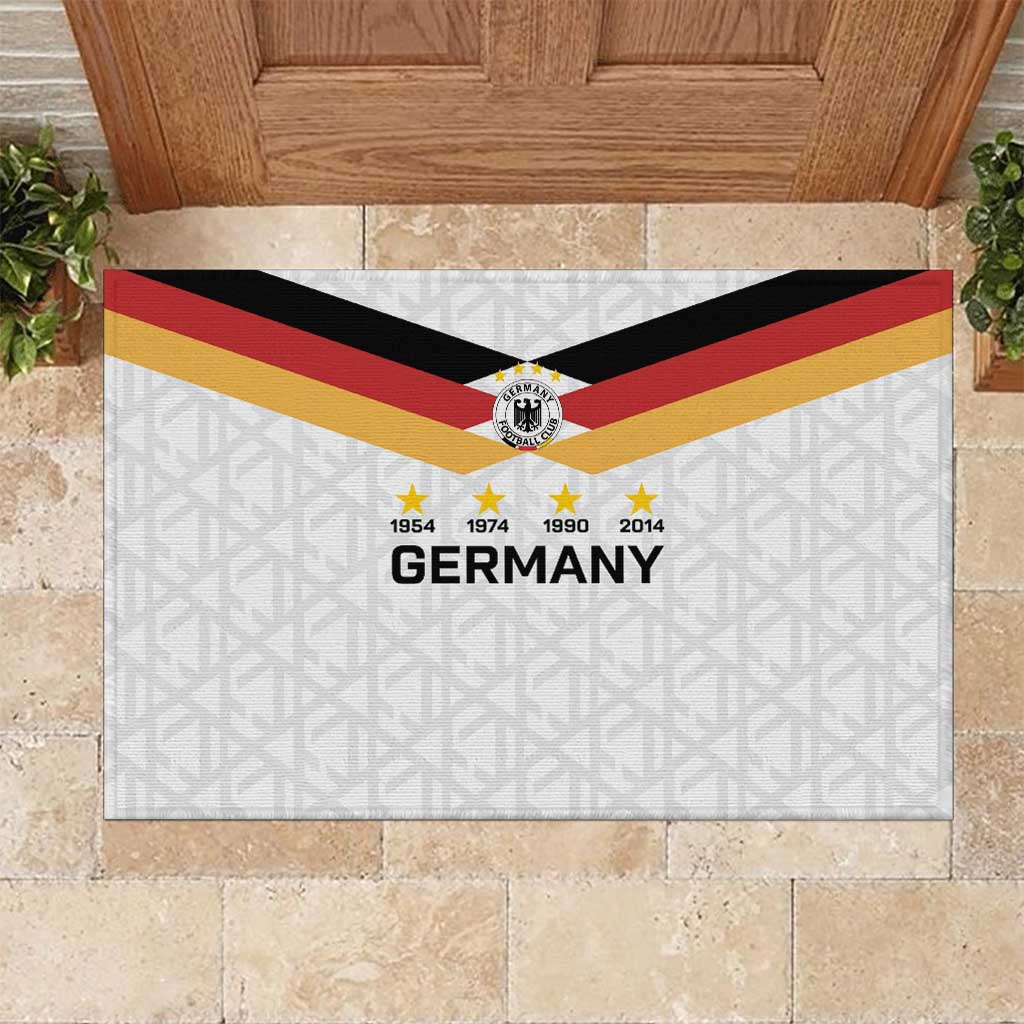 World Football 2026 Germany Rubber Doormat Deutschland 4-Time Champions - Wonder Print Shop