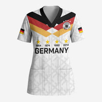 Custom World Football 2026 Germany Scrub Top Deutschland 4-Time Champions - Wonder Print Shop