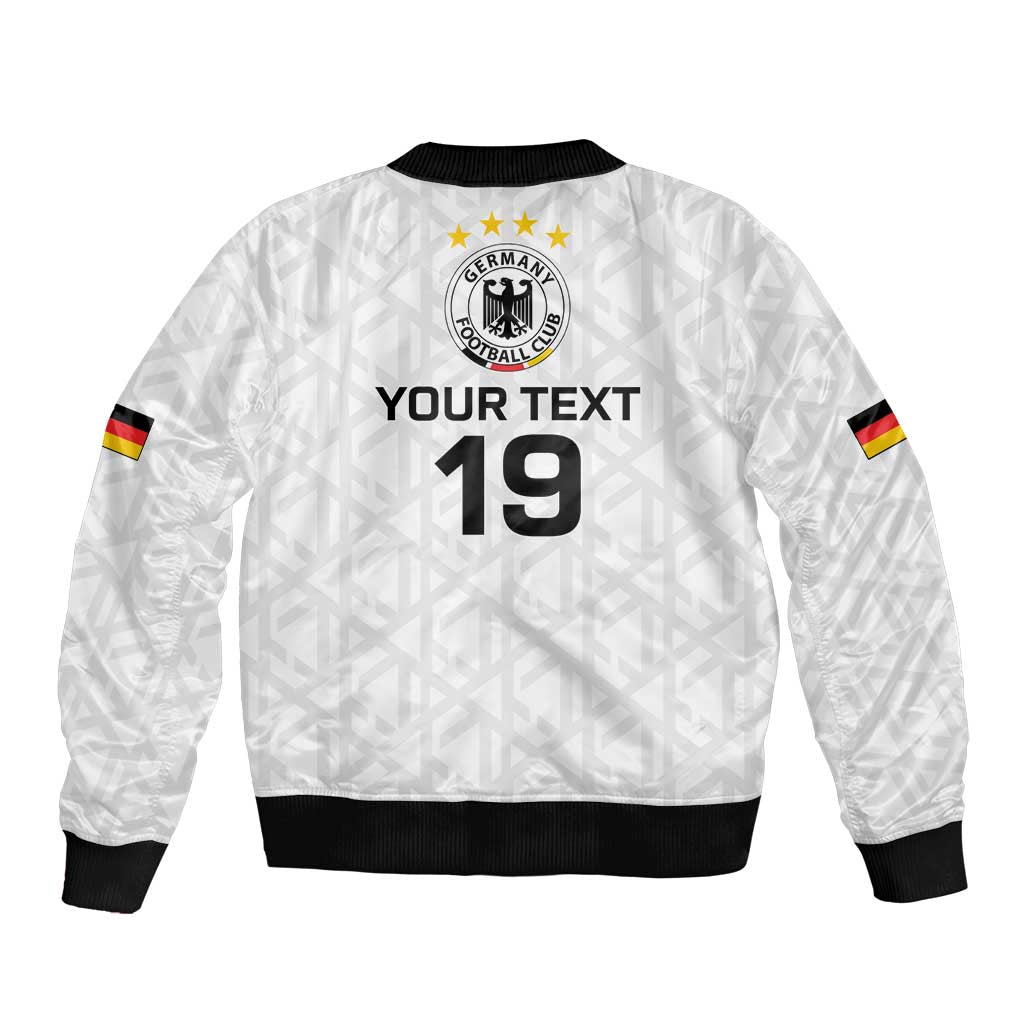 Custom World Football 2026 Germany Sleeve Zip Bomber Jacket Deutschland 4-Time Champions - Wonder Print Shop