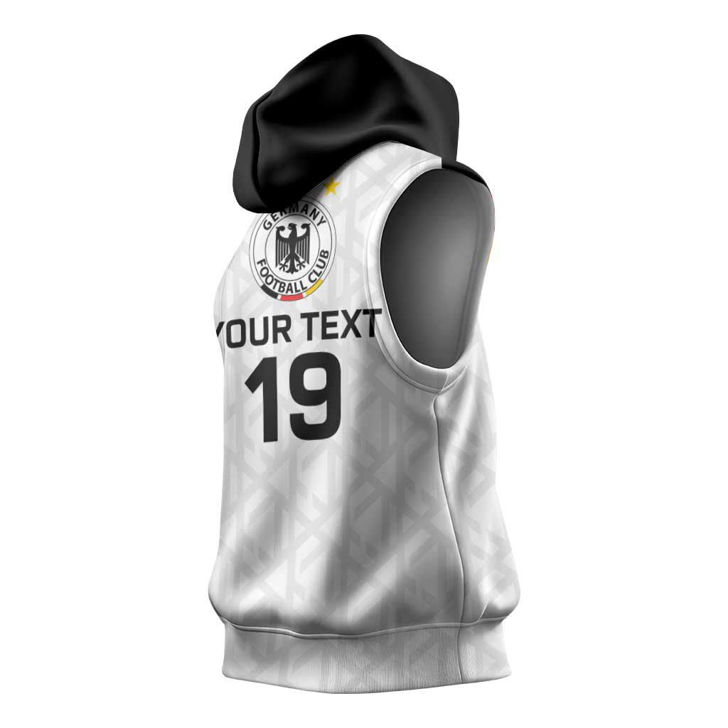 Custom World Football 2026 Germany Sleeveless Hoodie Deutschland 4-Time Champions - Wonder Print Shop