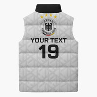 Custom World Football 2026 Germany Sleeveless Puffer Jacket Deutschland 4-Time Champions - Wonder Print Shop