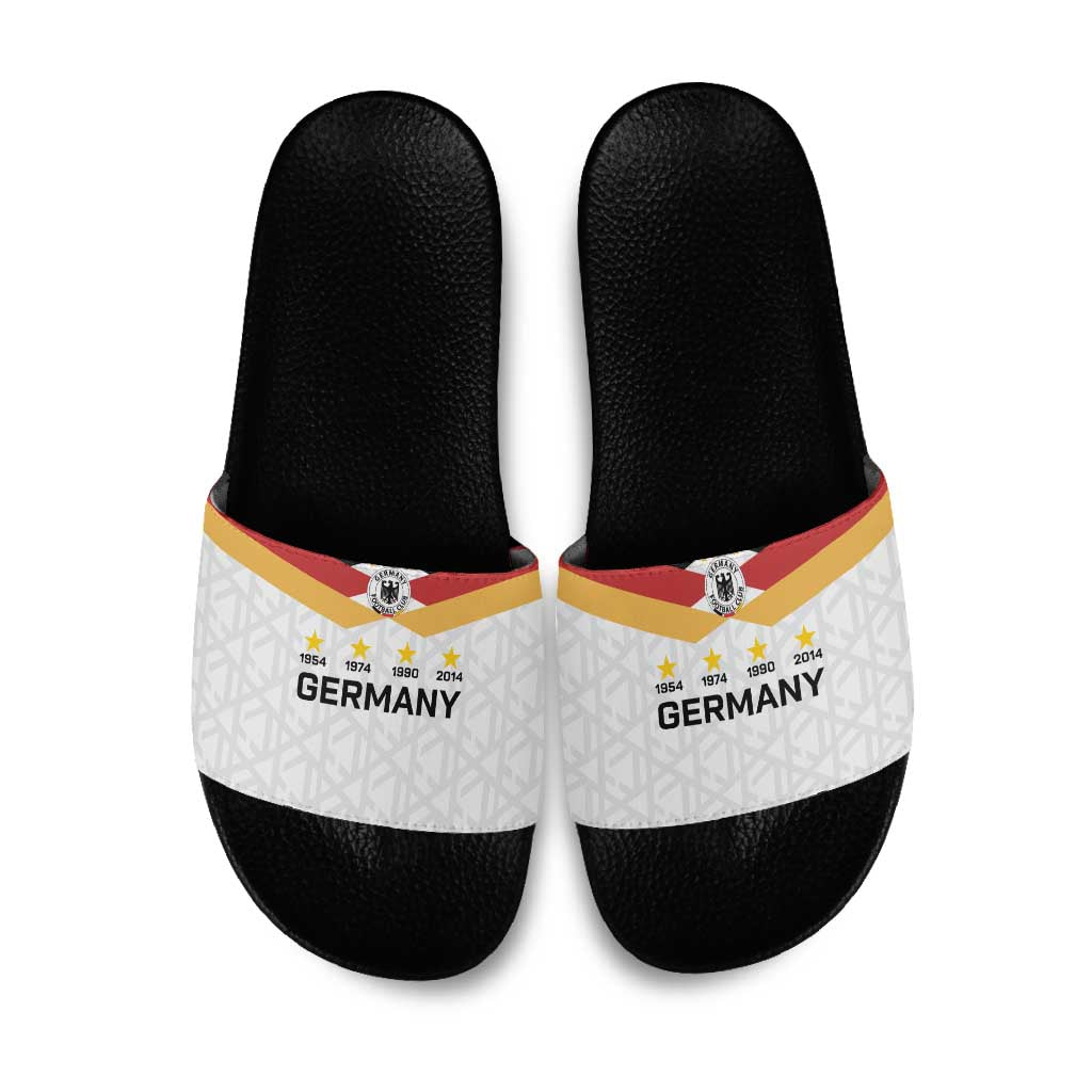 World Football 2026 Germany Slide Sandals Deutschland 4-Time Champions - Wonder Print Shop