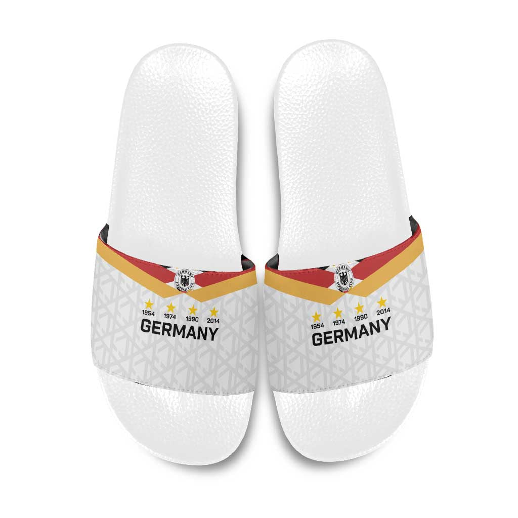 World Football 2026 Germany Slide Sandals Deutschland 4-Time Champions - Wonder Print Shop