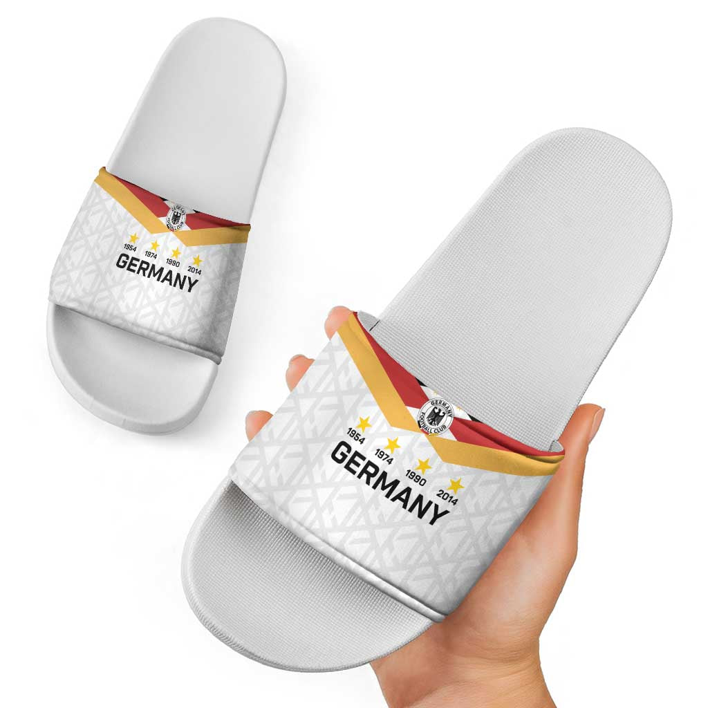 World Football 2026 Germany Slide Sandals Deutschland 4-Time Champions - Wonder Print Shop