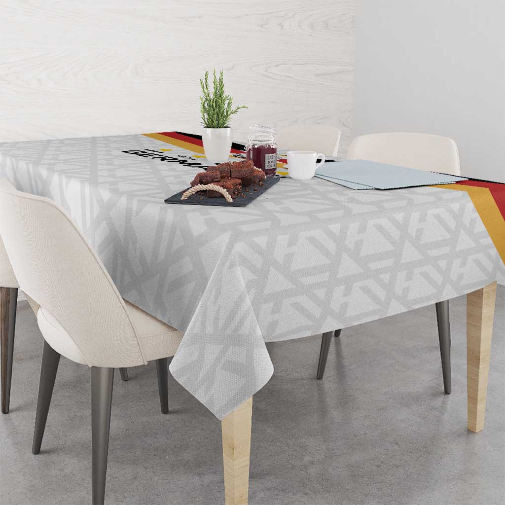 World Football 2026 Germany Tablecloth Deutschland 4-Time Champions - Wonder Print Shop