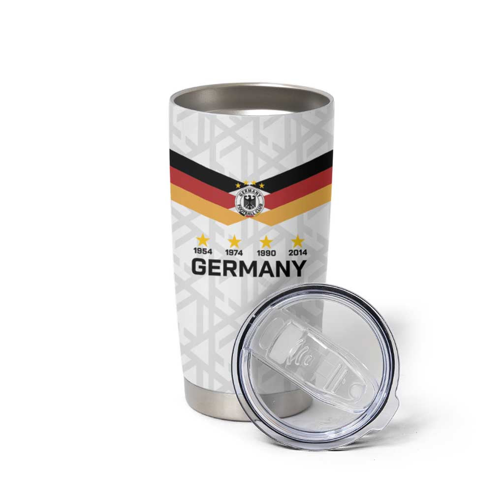 Custom World Football 2026 Germany Tumbler Cup Deutschland 4-Time Champions - Wonder Print Shop