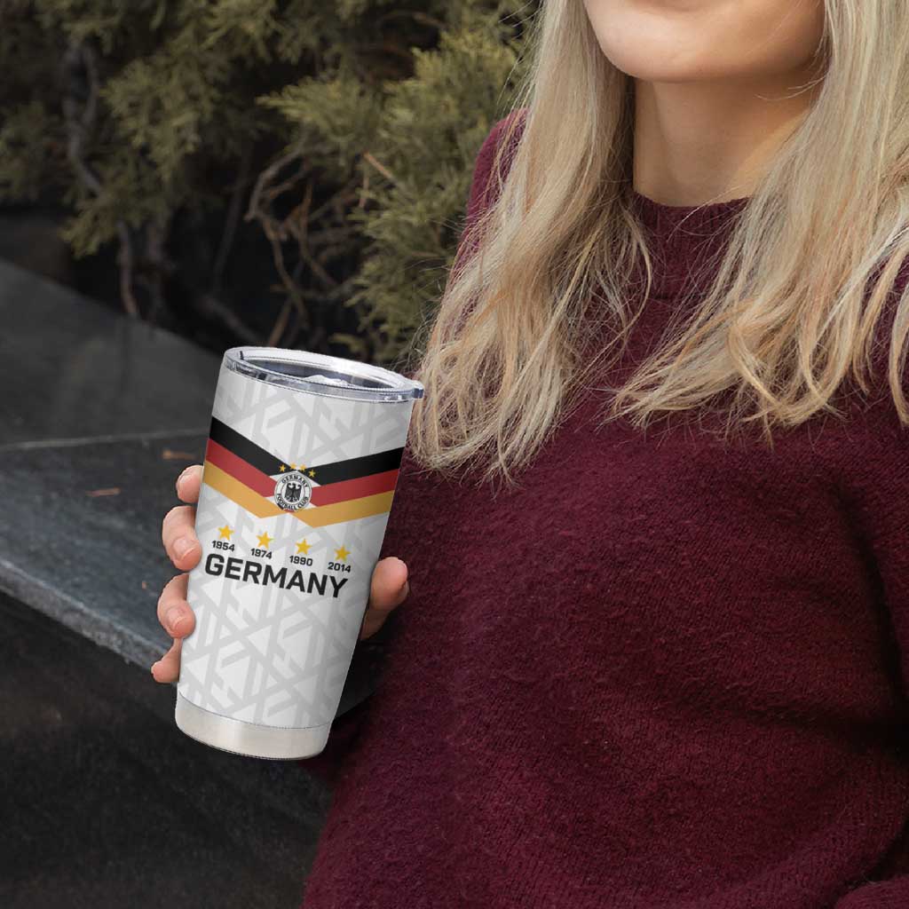 Custom World Football 2026 Germany Tumbler Cup Deutschland 4-Time Champions - Wonder Print Shop