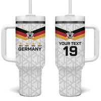 Custom World Football 2026 Germany Tumbler With Handle Deutschland 4-Time Champions - Wonder Print Shop