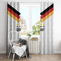 World Football 2026 Germany Window Curtain Deutschland 4-Time Champions - Wonder Print Shop