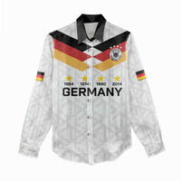 Custom World Football 2026 Germany Women Casual Shirt Deutschland 4-Time Champions - Wonder Print Shop