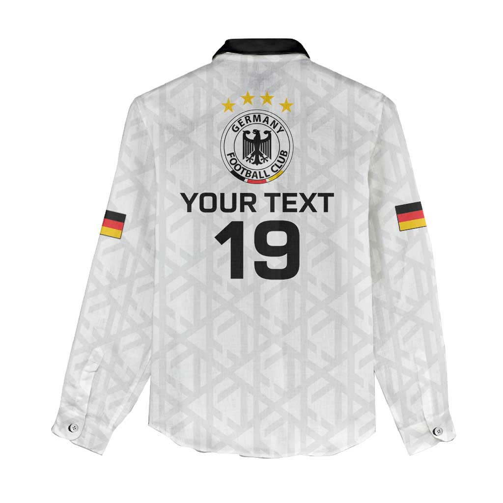 Custom World Football 2026 Germany Women Casual Shirt Deutschland 4-Time Champions - Wonder Print Shop