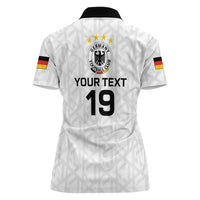 Custom World Football 2026 Germany Women Polo Shirt Deutschland 4-Time Champions - Wonder Print Shop