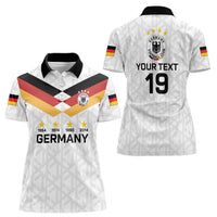 Custom World Football 2026 Germany Women Polo Shirt Deutschland 4-Time Champions - Wonder Print Shop