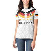 Custom World Football 2026 Germany Women Polo Shirt Deutschland 4-Time Champions - Wonder Print Shop