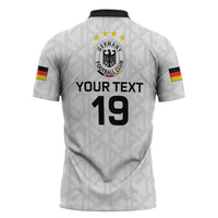 Custom World Football 2026 Germany Zipper Polo Shirt Deutschland 4-Time Champions - Wonder Print Shop