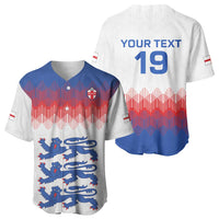 Custom World Football 2026 England Baseball Jersey Three Lions Pride Style - Wonder Print Shop