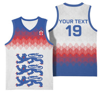Custom World Football 2026 England Basketball Jersey Three Lions Pride Style - Wonder Print Shop