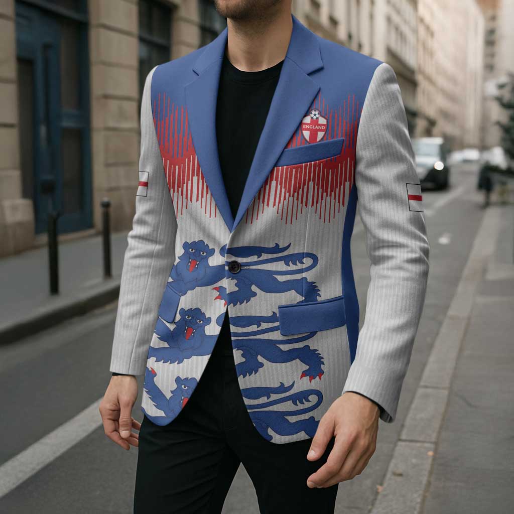 Custom World Football 2026 England Blazer Three Lions Pride Style - Wonder Print Shop