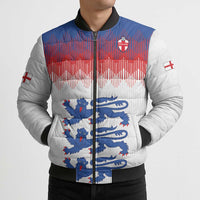 Custom World Football 2026 England Bomber Puffer Jacket Three Lions Pride Style - Wonder Print Shop