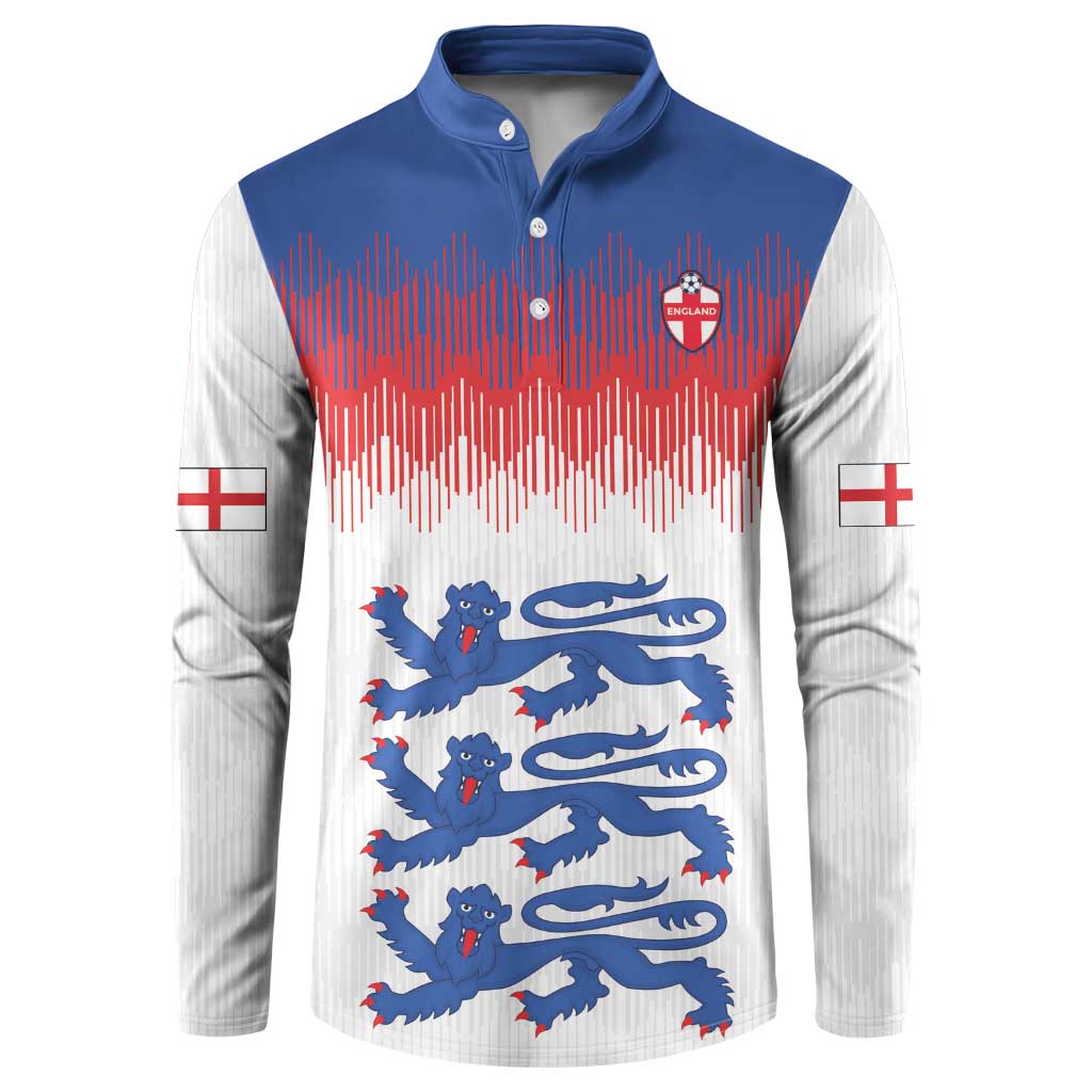 Custom World Football 2026 England Button Sweatshirt Three Lions Pride Style - Wonder Print Shop