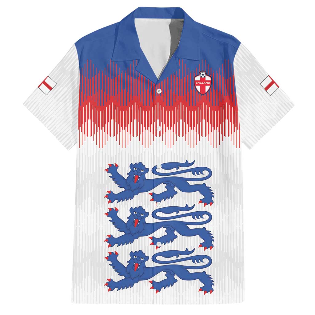 Custom World Football 2026 England Hawaiian Shirt Three Lions Pride Style - Wonder Print Shop