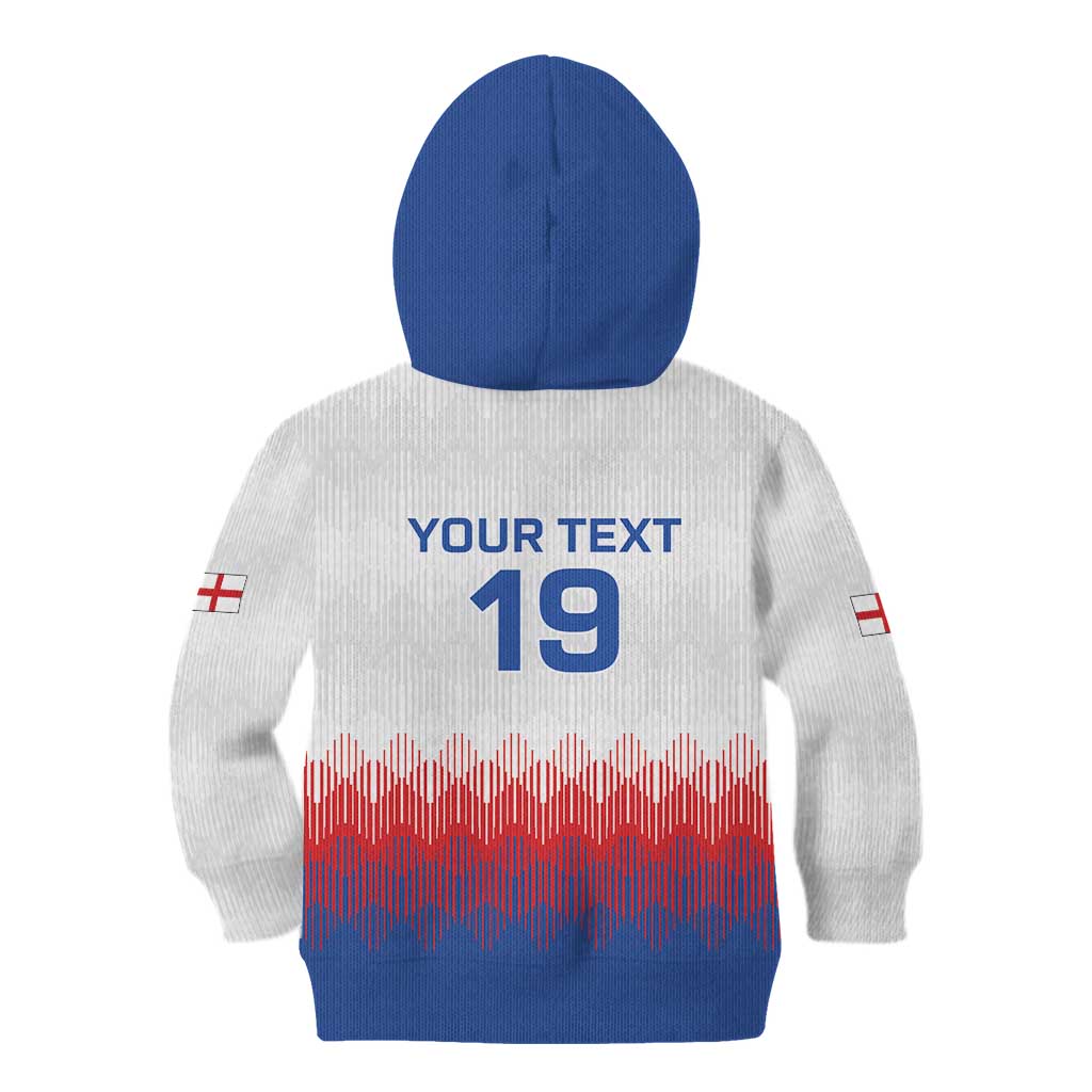 Custom World Football 2026 England Kid Hoodie Three Lions Pride Style - Wonder Print Shop