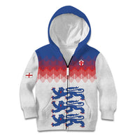 Custom World Football 2026 England Kid Hoodie Three Lions Pride Style - Wonder Print Shop
