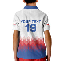 Custom World Football 2026 England Kid Polo Shirt Three Lions Pride Style - Wonder Print Shop