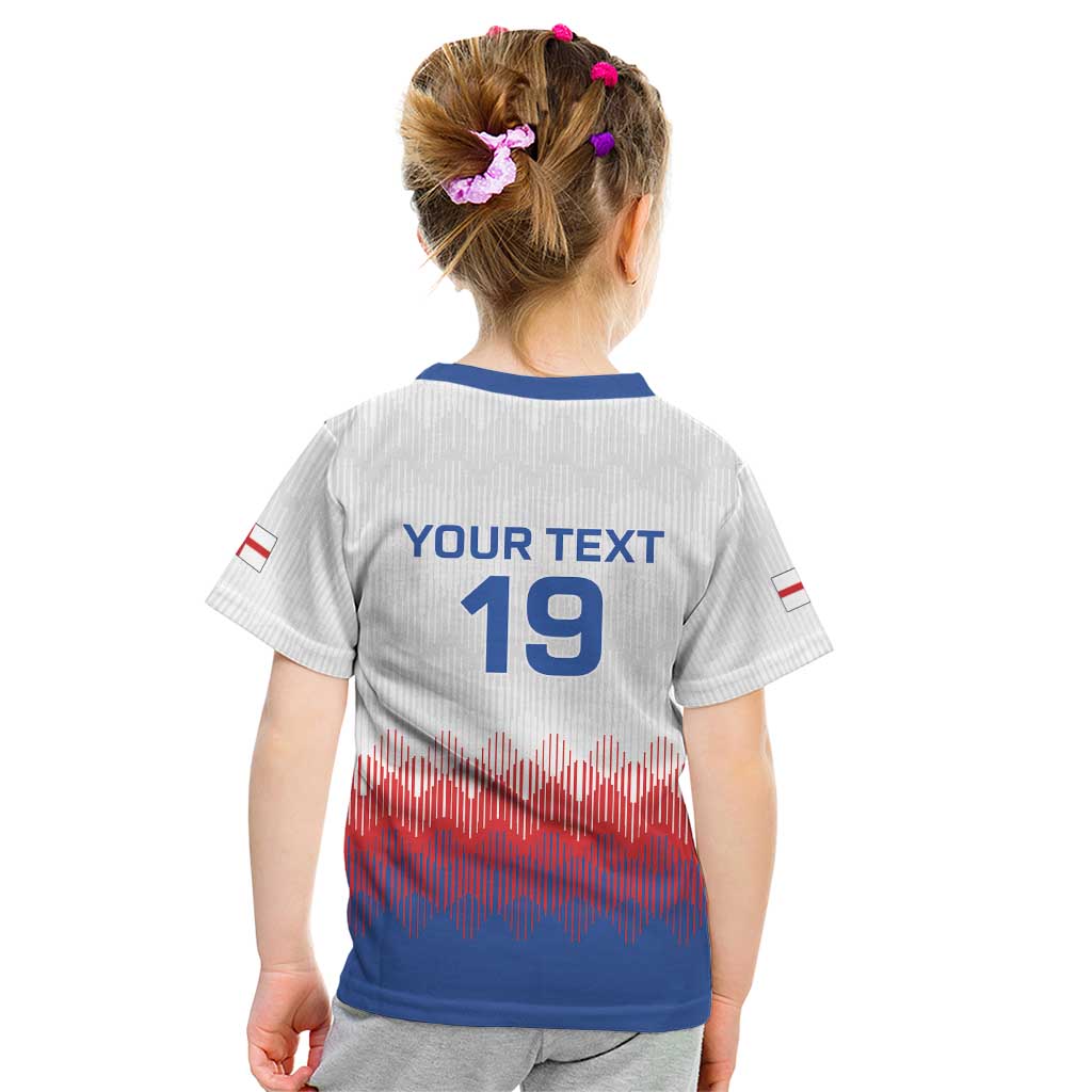 Custom World Football 2026 England Kid T Shirt Three Lions Pride Style - Wonder Print Shop