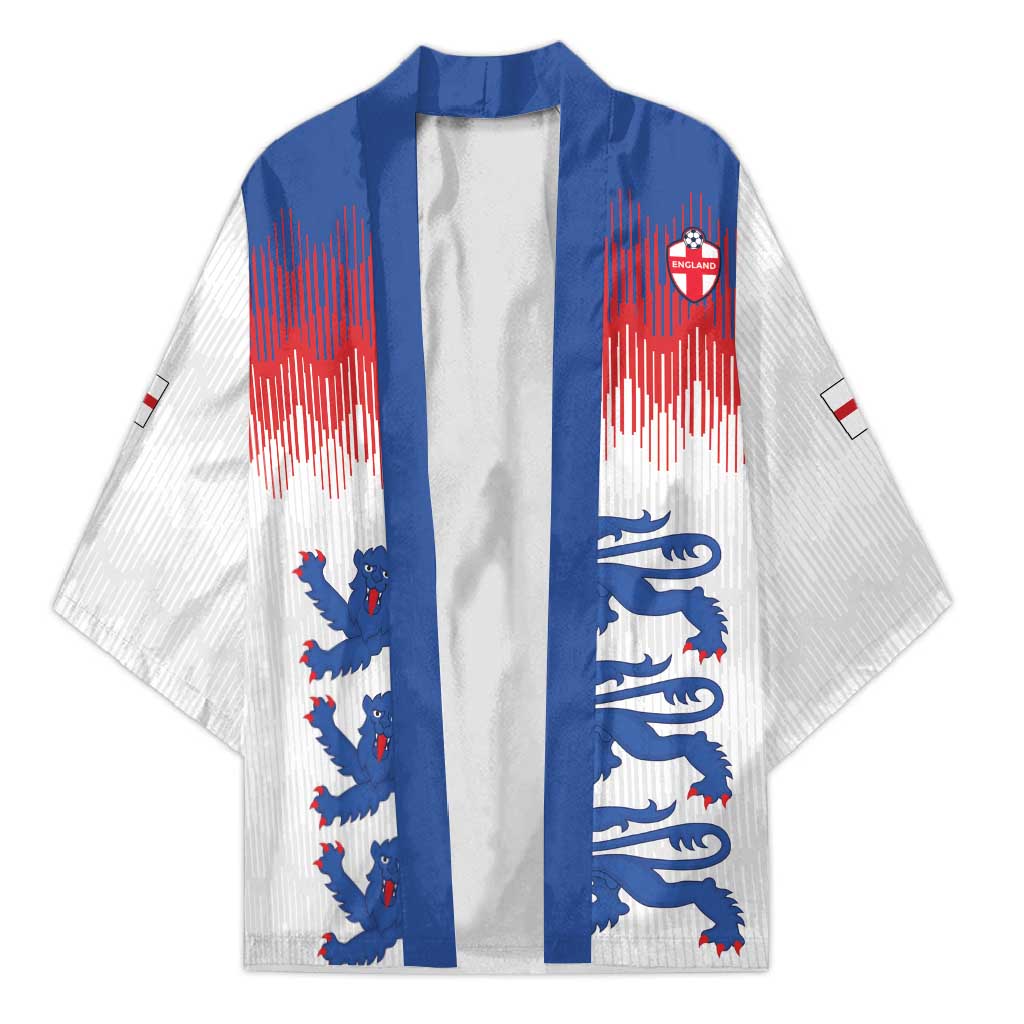 Custom World Football 2026 England Kimono Three Lions Pride Style - Wonder Print Shop