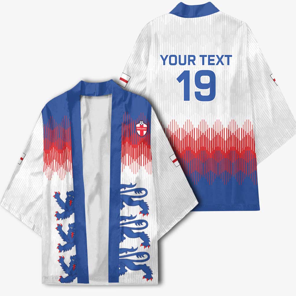 Custom World Football 2026 England Kimono Three Lions Pride Style - Wonder Print Shop
