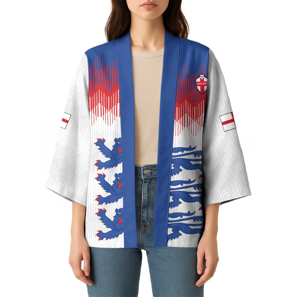 Custom World Football 2026 England Kimono Three Lions Pride Style - Wonder Print Shop