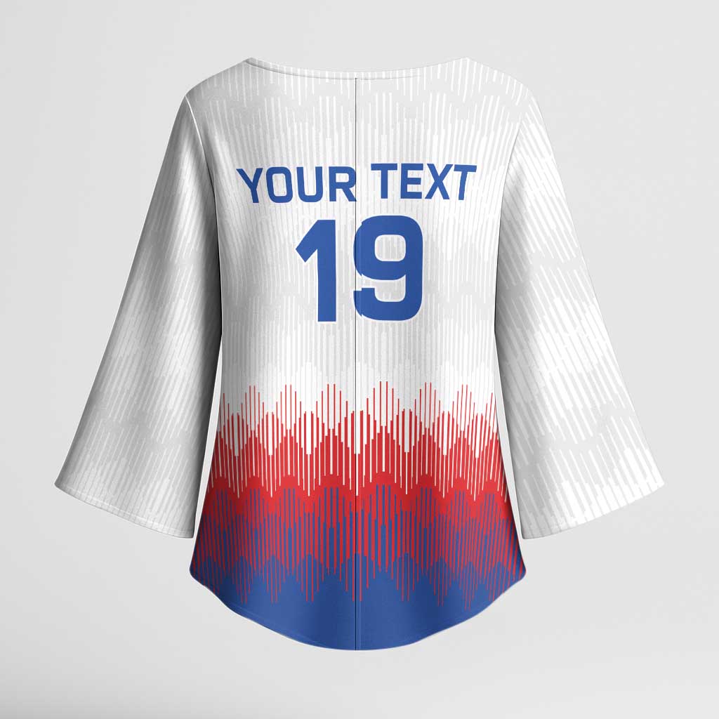 Custom World Football 2026 England Kimono Sleeve Blouse Three Lions Pride Style - Wonder Print Shop